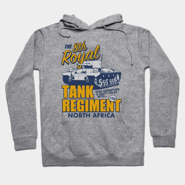 8th Royal Tank Regiment Hoodie by TCP